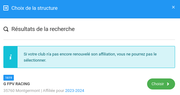 Résultat de recherche G FPV Racing avec le bouton Choisir